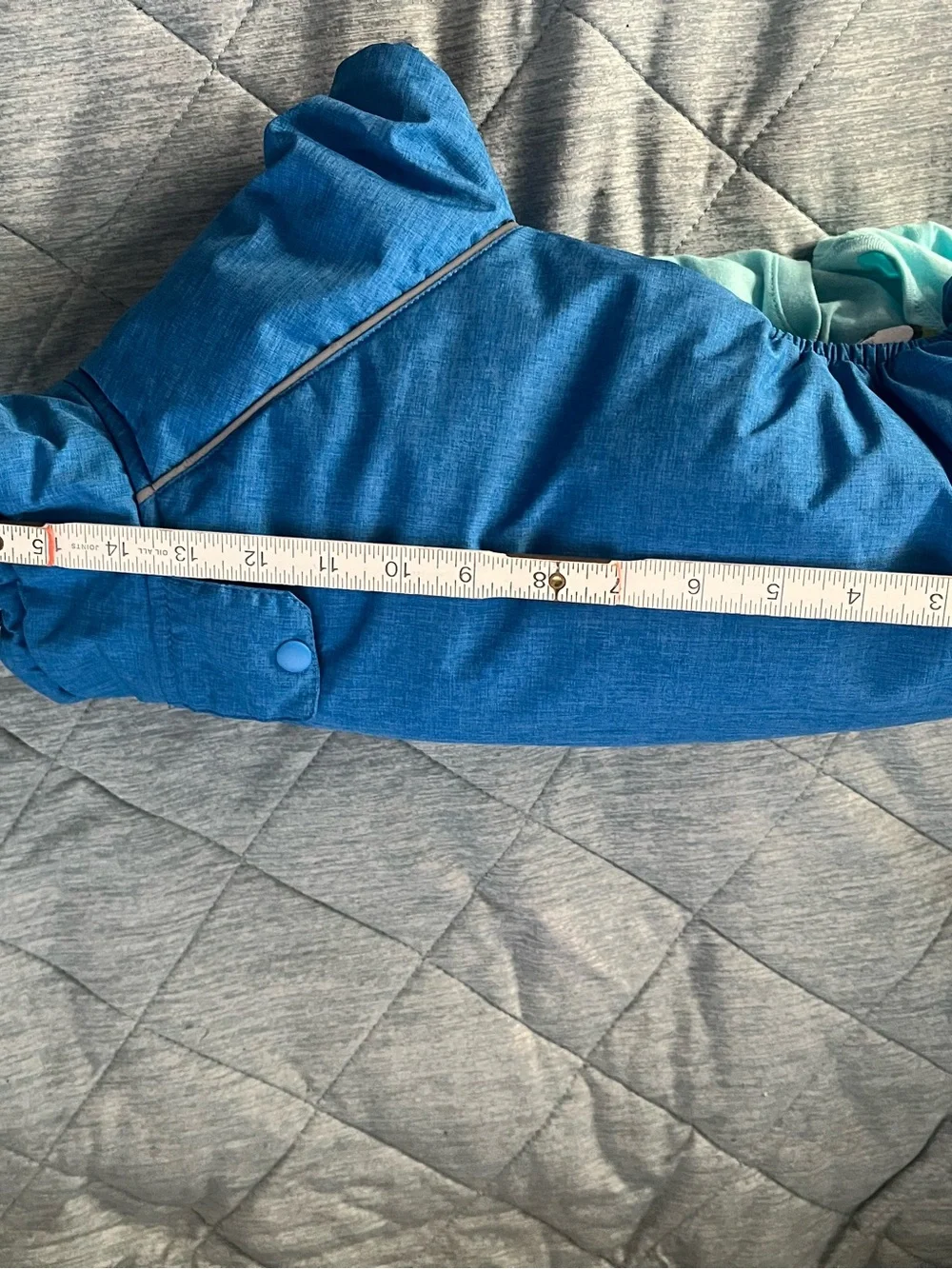 Ricki's High Performance. Blue Insulated Dog Snow/Track Suit - Size S